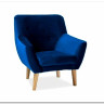 Кресло Signal NORDIC 1 Velvet Bluvel 86 (синий)
