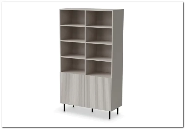 Стеллаж Halmar PAXOS REG-1 (кашемир/черный)