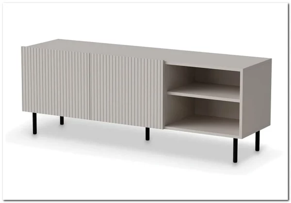 Тумба под телевизор Halmar PAXOS RTV-1 150 (кашемир/черный)