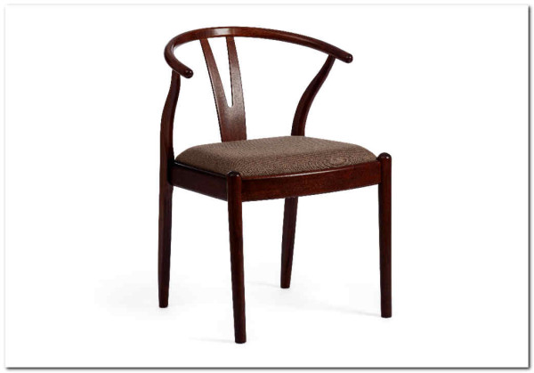 Стул WISHBONE (mod. C-5280) Темный орех (HN GLAZE)