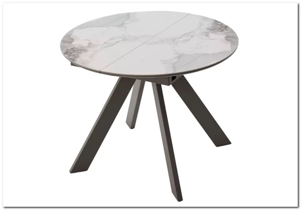 Стол БОНЖУР 100 PANDORA LIGHT, керамика / ЛАТТЕ каркас