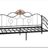 Купить Кровать Federica (mod. AT-881) 90*200 см (Day bed), красный дуб/черный с доставкой по России по цене производителя можно в магазине Другая мебель в Казани