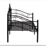 Купить Кровать Federica (mod. AT-881) 90*200 см (Day bed), красный дуб/черный с доставкой по России по цене производителя можно в магазине Другая мебель в Казани