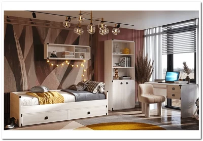 Кровать JLOZ1S 90 ИНДИАНА BRW