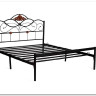 Купить Кровать Federica (mod. AT-881) 160*200 (Queen bed), красный дуб/черный с доставкой по России по цене производителя можно в магазине Другая мебель в Казани