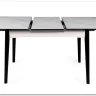 Стол обеденный Signal APOLLO 120 раскладной (белый мат/черный)