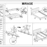 Кровать MIRAGE Velvet 160/200 Signal