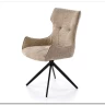Стул кухонный Halmar K573 поворотный (бежевый/черный)