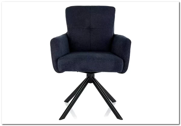 Стул кухонный Signal BASIL Vardo 89 (чернильный/черный)