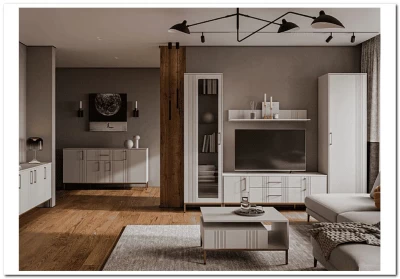 Тумба под телевизор Бетти кашемир RTV2D2S BRW