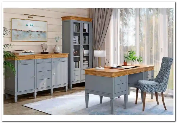 Кабинет и библиотека из сосны Ольса