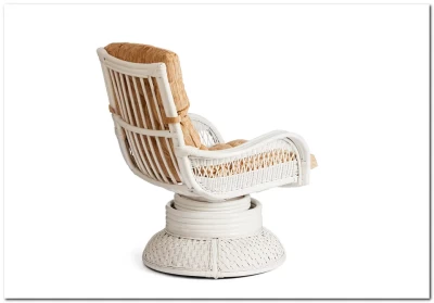 Кресло-качалка "ANDREA Relax Medium" /с подушкой TCH White (белый)