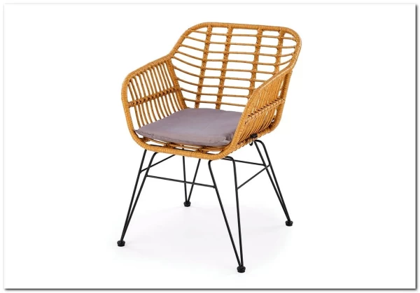 Стул кухонный Halmar K541 (серый/натуральный/черный)