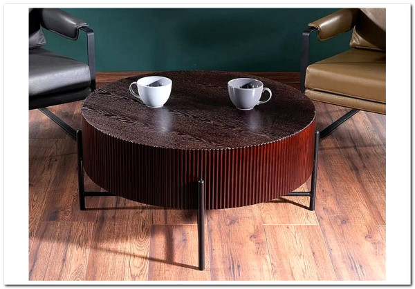 Стол журнальный Signal TUCA (темный орех/черный)