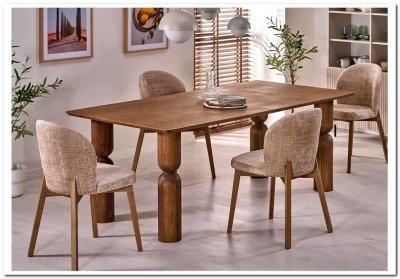 Стол обеденный Halmar MELTON раскладной (орех светлый)