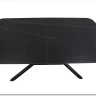 Стол обеденный Signal VECTOR Ceramic 160 (черный/черный)