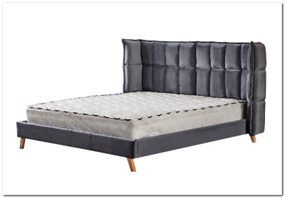 Кровать Halmar SCANDINO (серый) 160/200