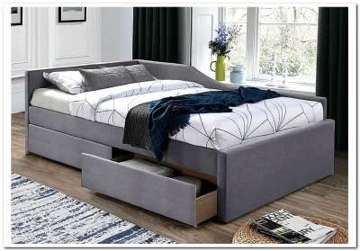 Кровать Signal ELIOT VELVET tap.142 (серый) 120/200