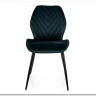 Стул кухонный Signal MIKE Velvet Bluvel 78 (темно-зеленый/черный)