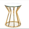 Стол журнальный Halmar AFINA S (зеркало/золотой)
