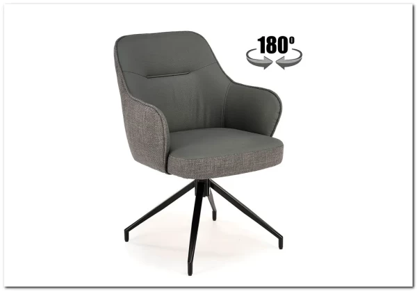 Стул кухонный Halmar K527 (серый/черный)