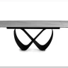 Стол обеденный Signal INFINITY Ceramic 160 раскладной (Nature Cloud белый/черный)