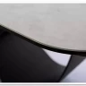 Стол обеденный Signal INFINITY Ceramic 160 раскладной (Nature Cloud белый/черный)