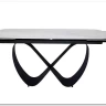 Стол обеденный Signal INFINITY Ceramic 160 раскладной (Nature Cloud белый/черный)