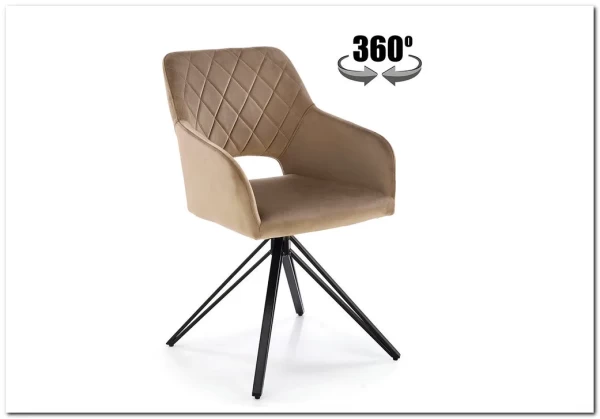 Стул кухонный Halmar K535 (бежевый/черный)