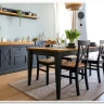 Стол обеденный Форест Графит 160 со вставкой (массив)