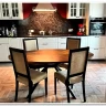 Стол обеденный Halmar LOCARNO (ореховый/черный)