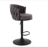 Стул барный Halmar H125 (серый/черный)