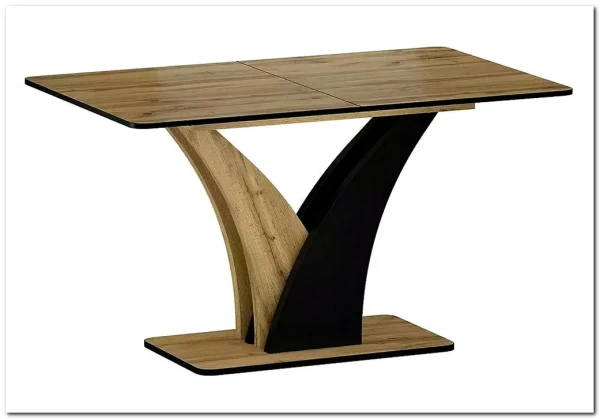 Стол обеденный Signal VENTO раскладной (дуб артизан/черный)