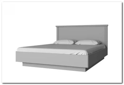 Кровать Валенсия 160 с подъемником серый Anrex