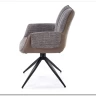 Стул кухонный Halmar K579 поворотный (серый/черный)