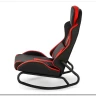 Кресло-качалка Halmar GAMER (черный/красный)