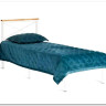 Купить Кровать Iris (mod.9311) дерево гевея/металл, 90*200 см (Single bed), Белый (White) с доставкой по России по цене производителя можно в магазине Другая мебель в Казани