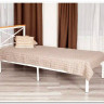 Купить Кровать Iris (mod.9311) дерево гевея/металл, 90*200 см (Single bed), Белый (White) с доставкой по России по цене производителя можно в магазине Другая мебель в Казани