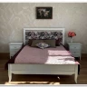 Кровать двуспальная Римини с мягким изголовьем