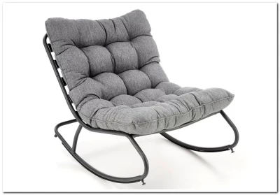 Кресло-качалка Halmar GATTO (серый)