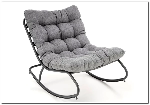 Кресло-качалка Halmar GATTO (серый)