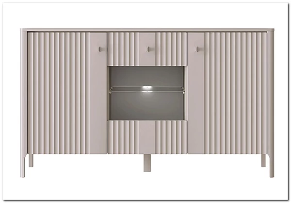 Тумба-витрина Dalia персидский жемчуг KOM1W2D BRW