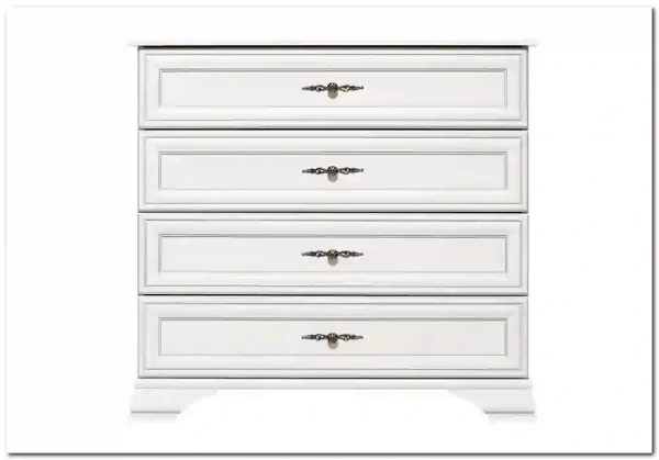 Комод Кентаки KOM4S белый BRW