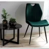 Стул кухонный ARCO VELVET  Signal (зеленый/черный)