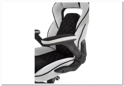 Кресло компьютерное Halmar SONIC (черный/светло-серый)