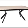 Стол обеденный Signal NORTON 160 (травертин/черный)
